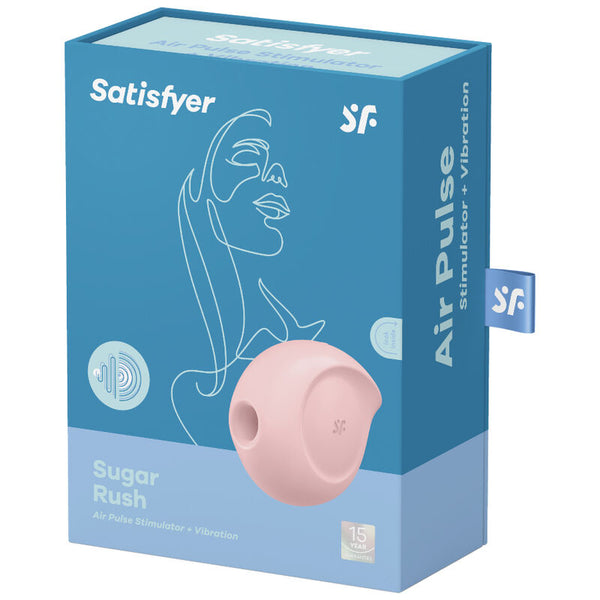 Vibrador azul satisfyer sugar rush estimulador y