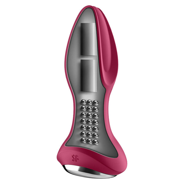 Rotator plug 2 con plug vibrador app rojo