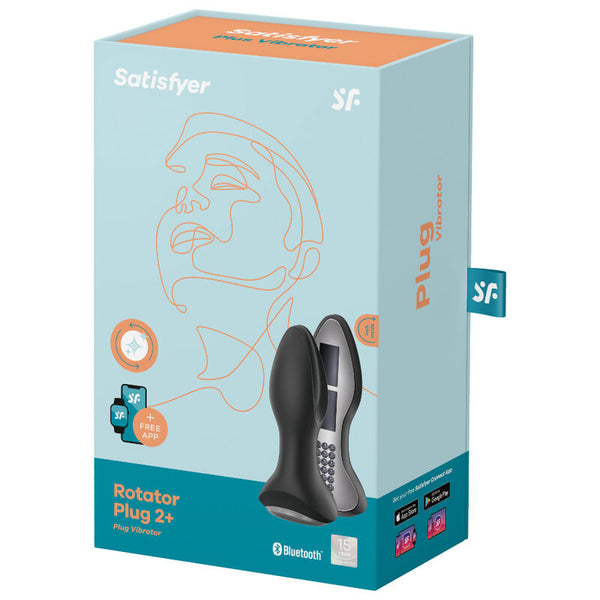Rotator plug 2 con plug vibrador app rojo