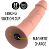 Asher original dildo s vibrador compatible con watchme tecnología inalámbrica