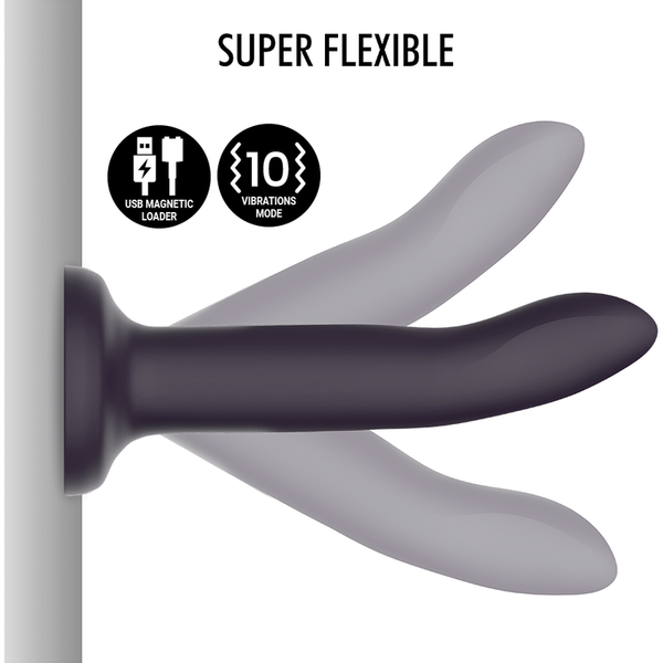 Mythology duman mystic dildo s vibrador compatible con watchme tecnología inalámbrica