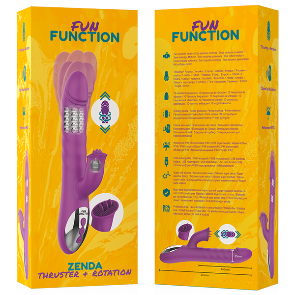 Fun zenda thruster y rotación