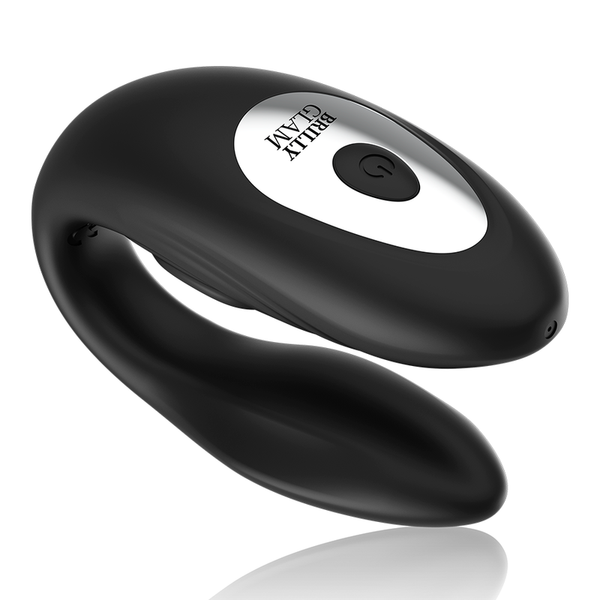 Vibrador para parejas Brilly Glam con pulsación y control remoto