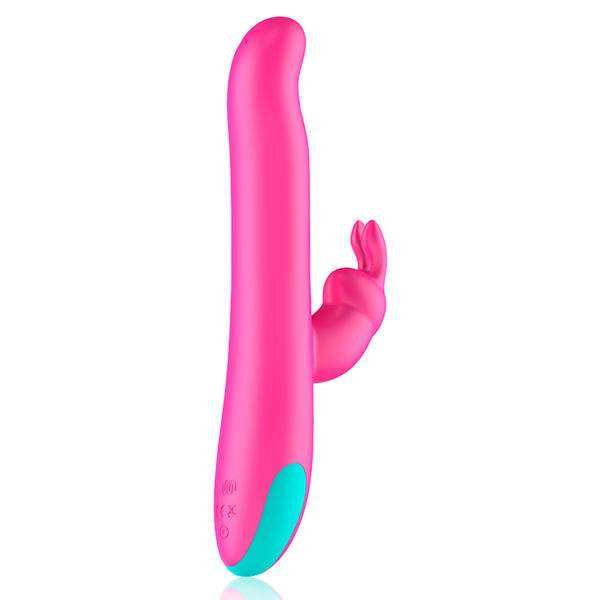 Vibrador rabbit rotador Pluto compatible con WatchMe