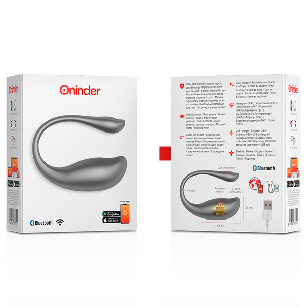 Nairobi huevo vibrador negro