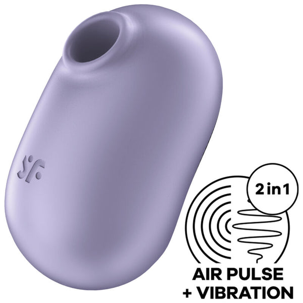 Vibrador doble morado satisfyer pro to go 2 estimulador y