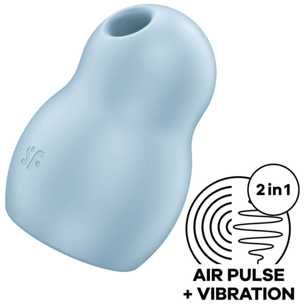 Vibrador doble azul satisfyer pro to go 1 estimulador y