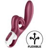 Touch me vibrador rabbit rojo