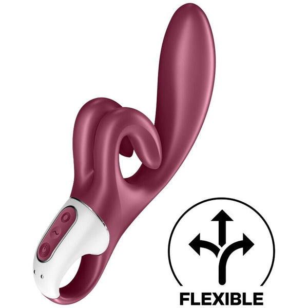 Touch me vibrador rabbit rojo