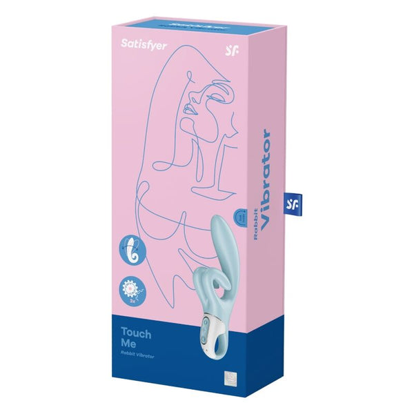 Touch me vibrador rabbit azul