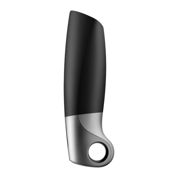 Satisfyer power masturbador negro y plata