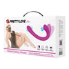 Vibrador y succionador alex de clítoris lila