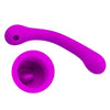 Vibrador y succionador alex de clítoris lila