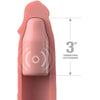 Funda para el pene Pipedreams 22,86 cm con plug de 7,62 cm y control remoto tono piel