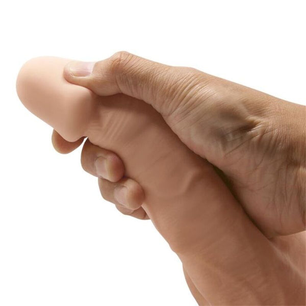 Baile beautiful encounter bahamut dildo realístico flexible 21.8 cm natural