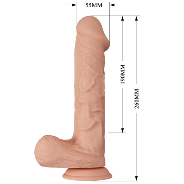 Baile beautiful encounter berqrisi vibración 26 cm natural