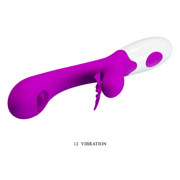 Vibrador Pretty Moth con lengua lila