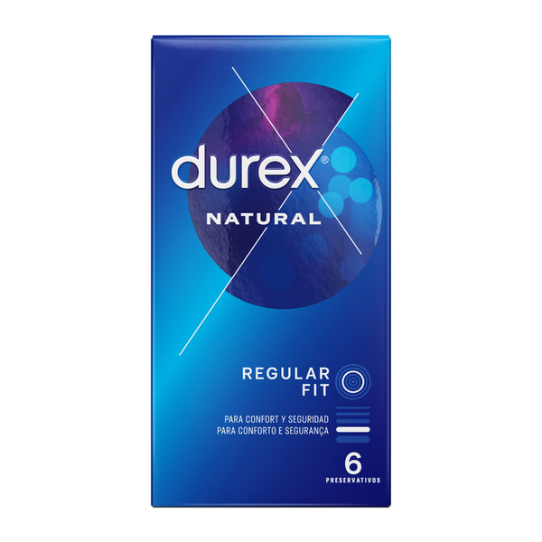 Durex natural classic 6 unidades