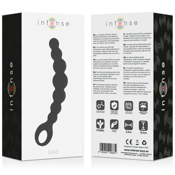 Intense anal beads max negro