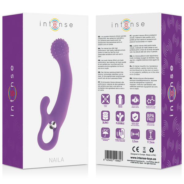 Vibrador Intense Naila de silicona lila