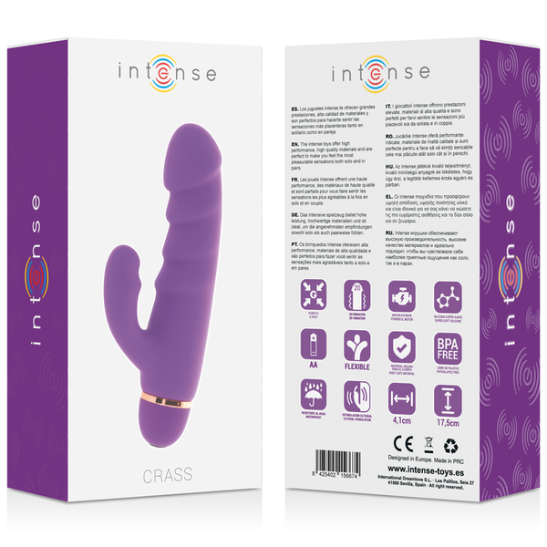 Intense crass 20 speeds silicone lila