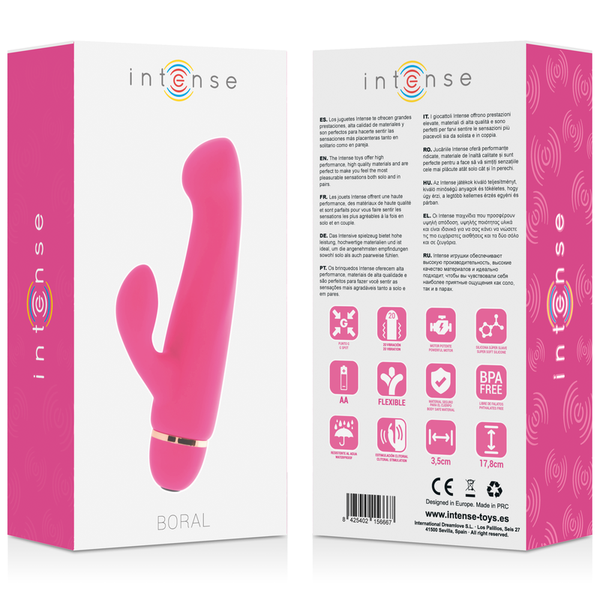 Intense boral 20 speeds silicone rosa