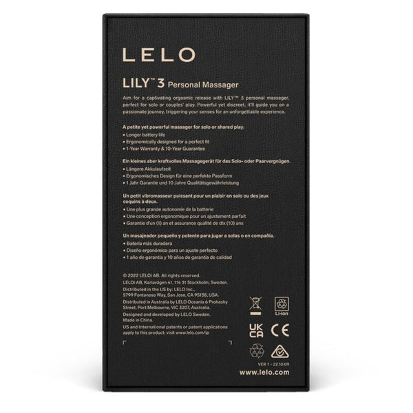 Lelo lily 3 masajeador personal morado