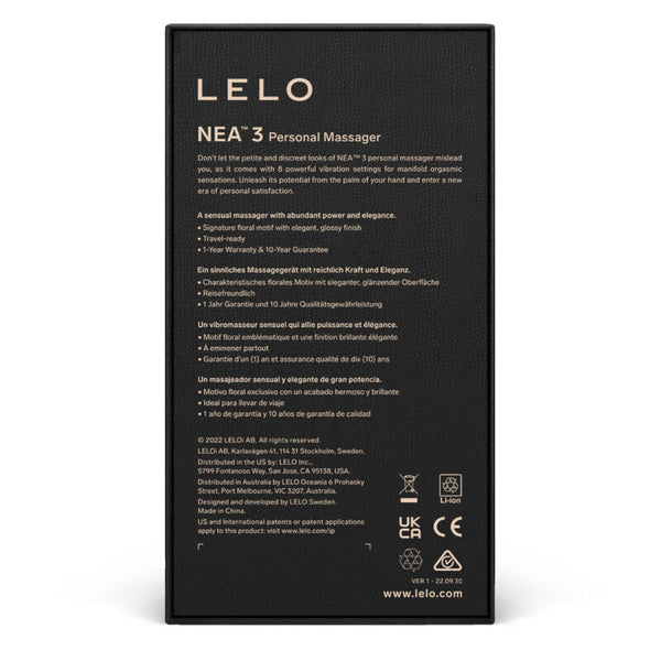 Lelo nea 3 masajeador personal azul