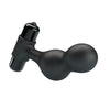 Plug anal vibrador de silicona negro
