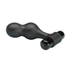 Plug anal vibrador de silicona negro