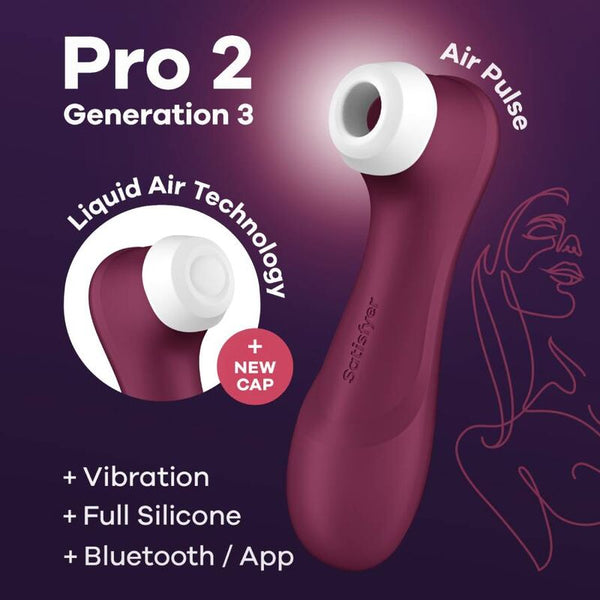 Satisfyer pro 2 generación 3 lila bluetooth y app