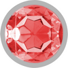 Intense plug anal metal aluminio con cristal rojo talla l