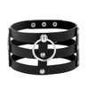 Coquette choker cuero vegano estilo fetish