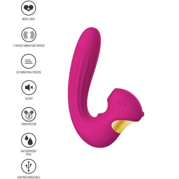 Celestial love vibe estimulador fucsia