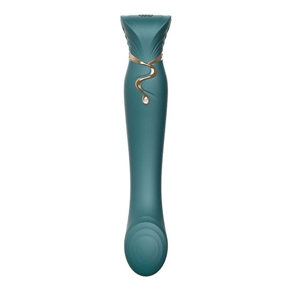 Vibrador Zalo Queen Pulse Wave para Punto G verde