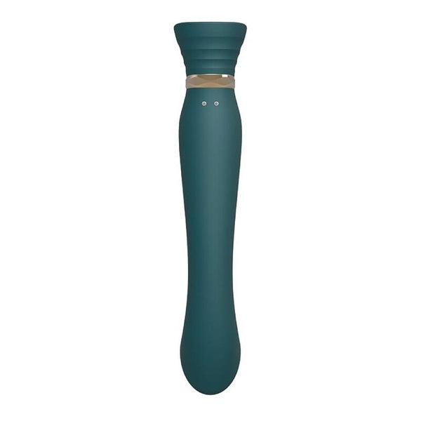 Vibrador Zalo Queen Pulse Wave para Punto G verde