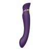 Vibrador Zalo Queen Pulse Wave para Punto G morado