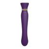 Vibrador Zalo Queen Pulse Wave para Punto G morado