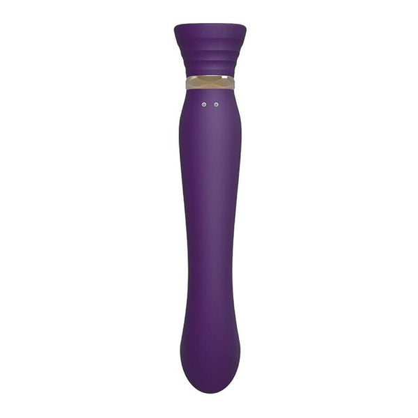 Vibrador Zalo Queen Pulse Wave para Punto G morado
