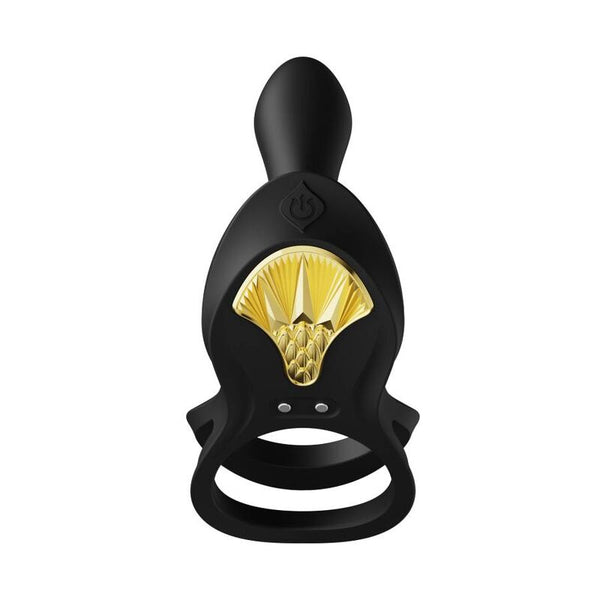 Bayek anillo vibrador control remoto parejas negro