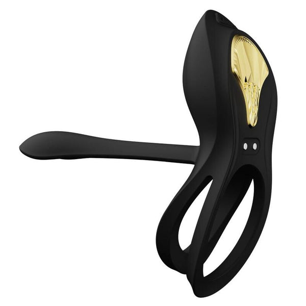 Bayek anillo vibrador control remoto parejas negro