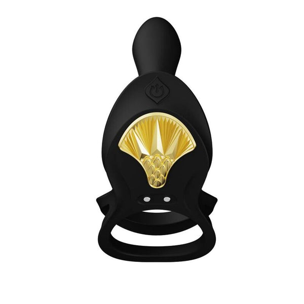 Bayek anillo vibrador control remoto parejas negro