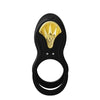 Bayek anillo vibrador control remoto parejas negro