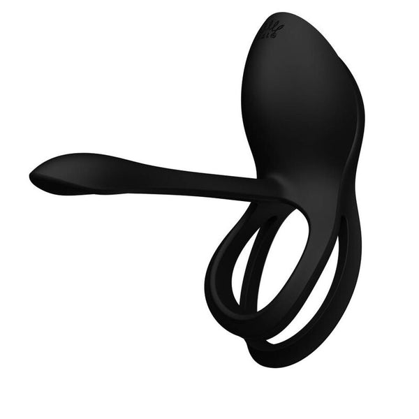 Bayek anillo vibrador control remoto parejas negro