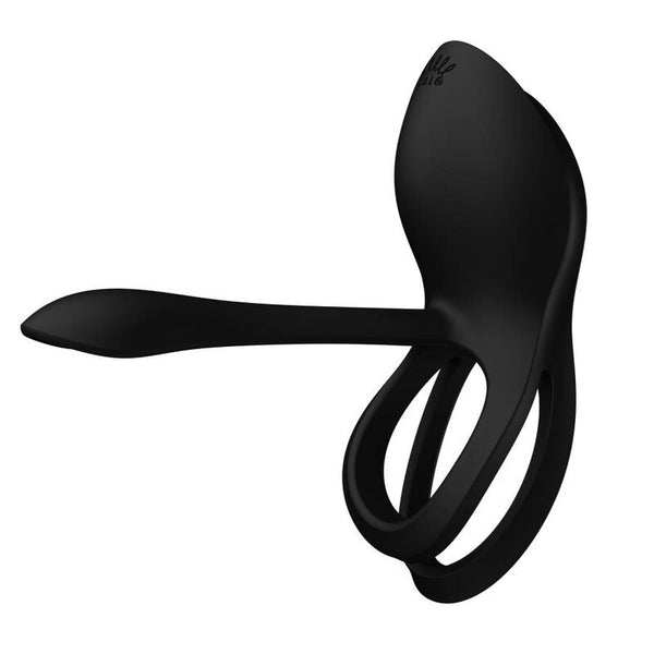 Bayek anillo vibrador control remoto parejas negro