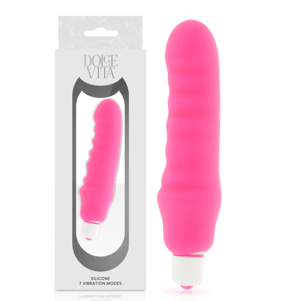 Genius vibrador silicona rosa