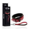 Fetish collar con cadena con forro de neopreno