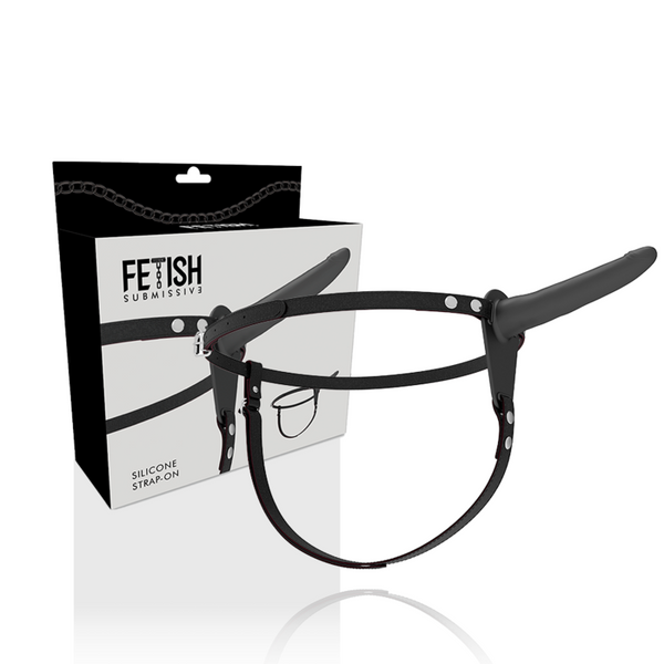 Fetish silicona negro 15 cm