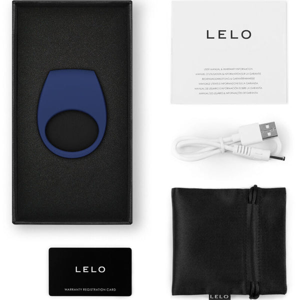 Tor 3 anillo vibrador azul