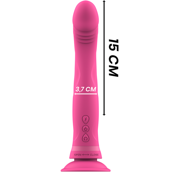 Michelangelo dildo vibrador silicona rosa